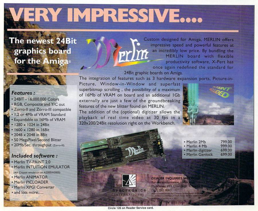 X-Pert Computer Services / Prodev Merlin - Vintage Advert - Date: 1993-11, Origin: US