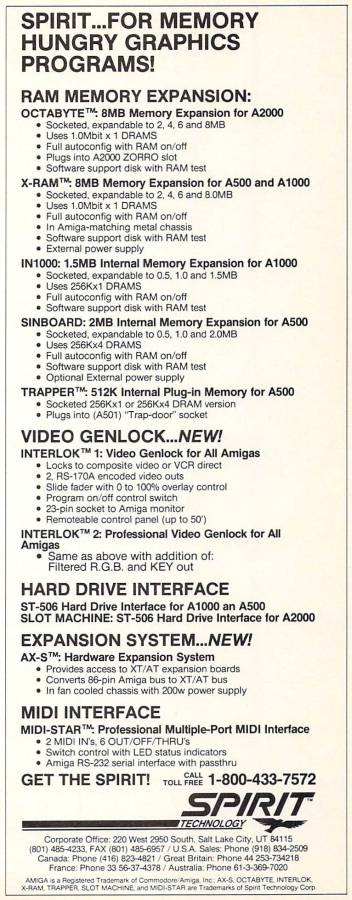 Spirit Technology AX-S - Vintage Advert - Date: 1990-03, Origin: US