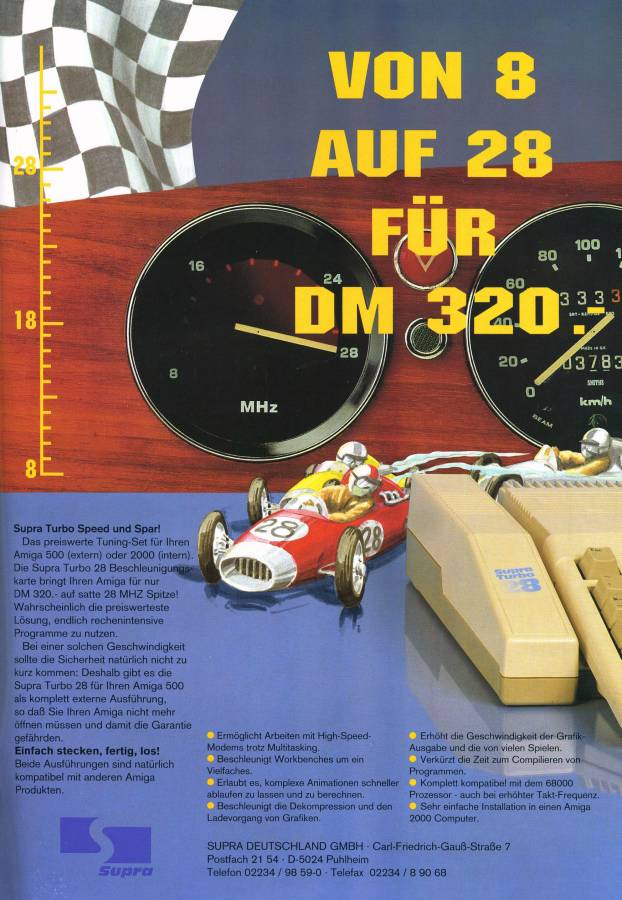 Supra Turbo 28 - Vintage Advert - Date: 1993-06, Origin: DE
