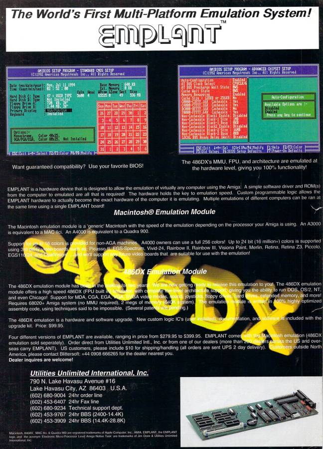 Utilities Unlimited Emplant - Vintage Advert - Date: 1994-10, Origin: US