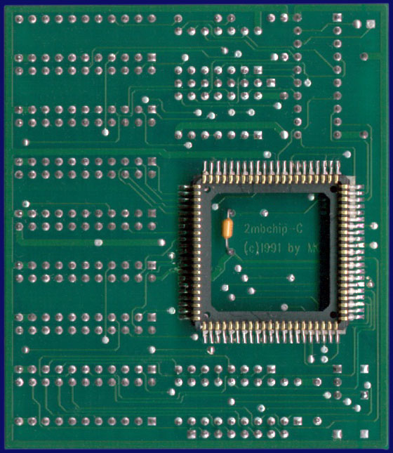 W.A.W. Elektronik 2MB ChipRAM Adapter - back side