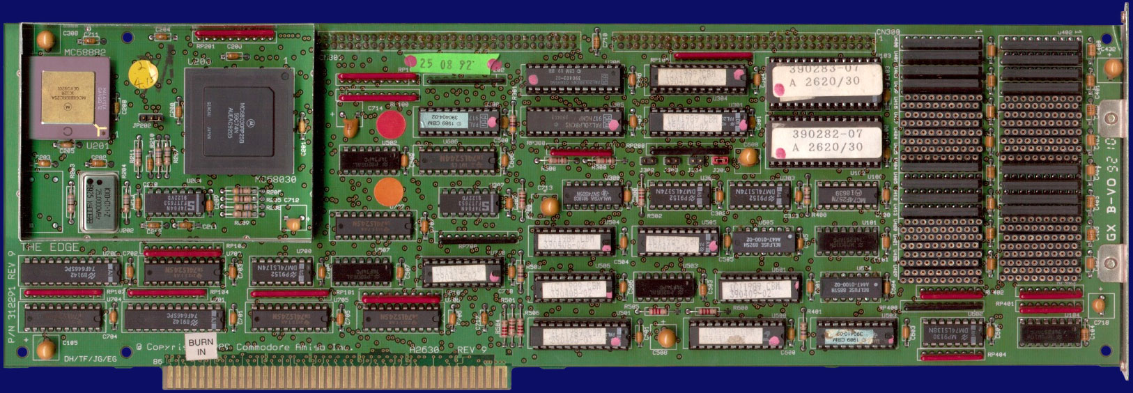 Commodore A2630 - Rev. 9, Vorderseite
