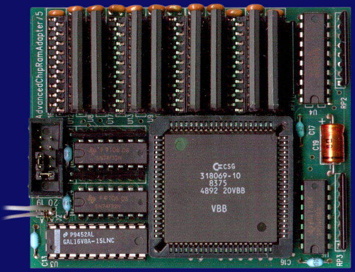 W.A.W. Elektronik Advanced ChipRAM Adapter - Vorderseite