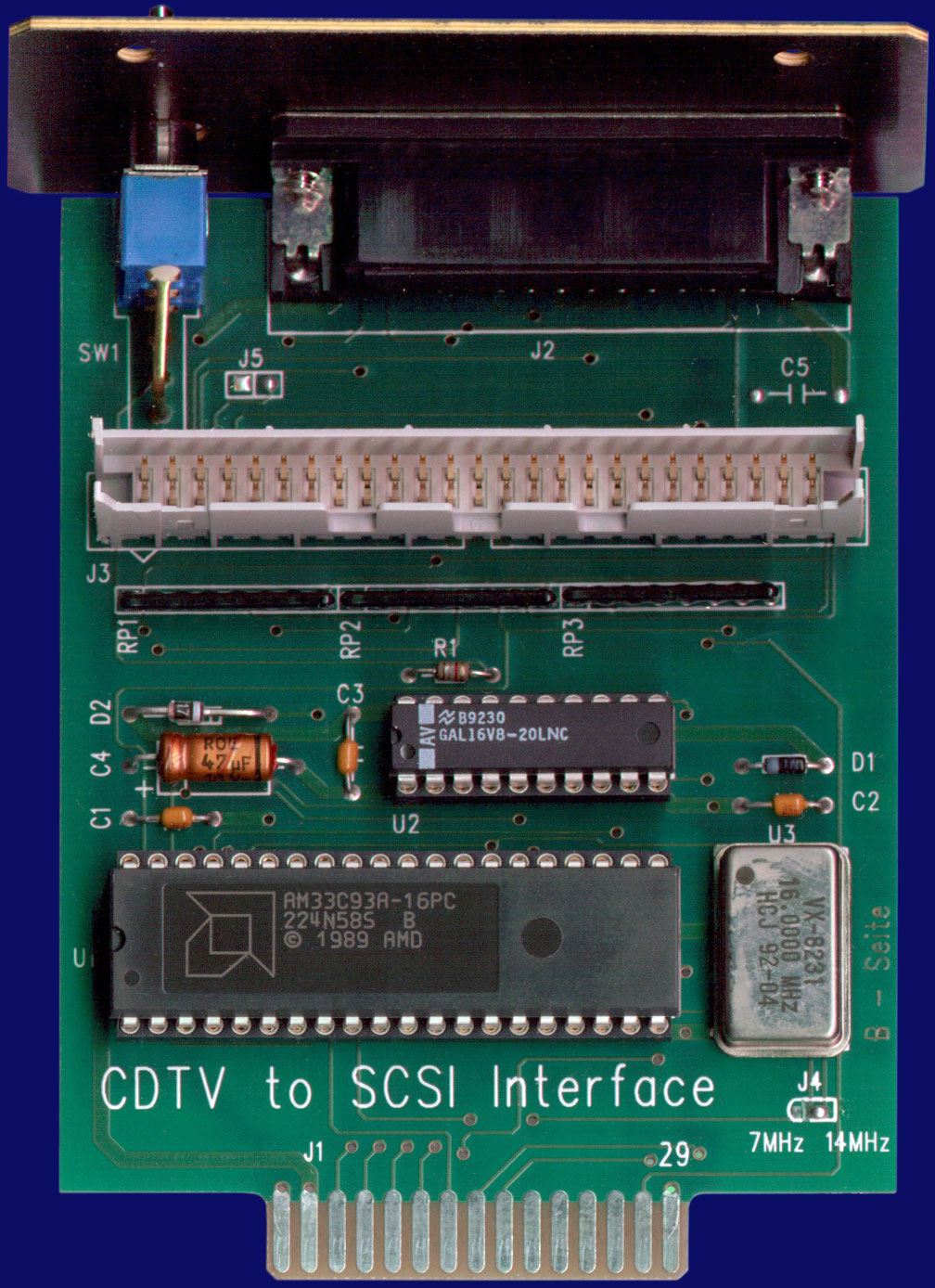 W.A.W. Elektronik CDTV to SCSI Interface - Vorderseite