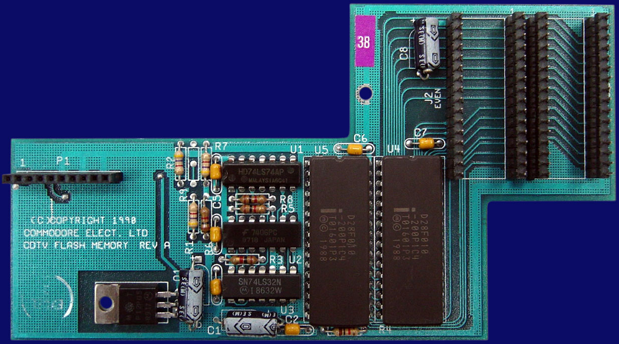 Commodore CDTV Flash Memory - front side