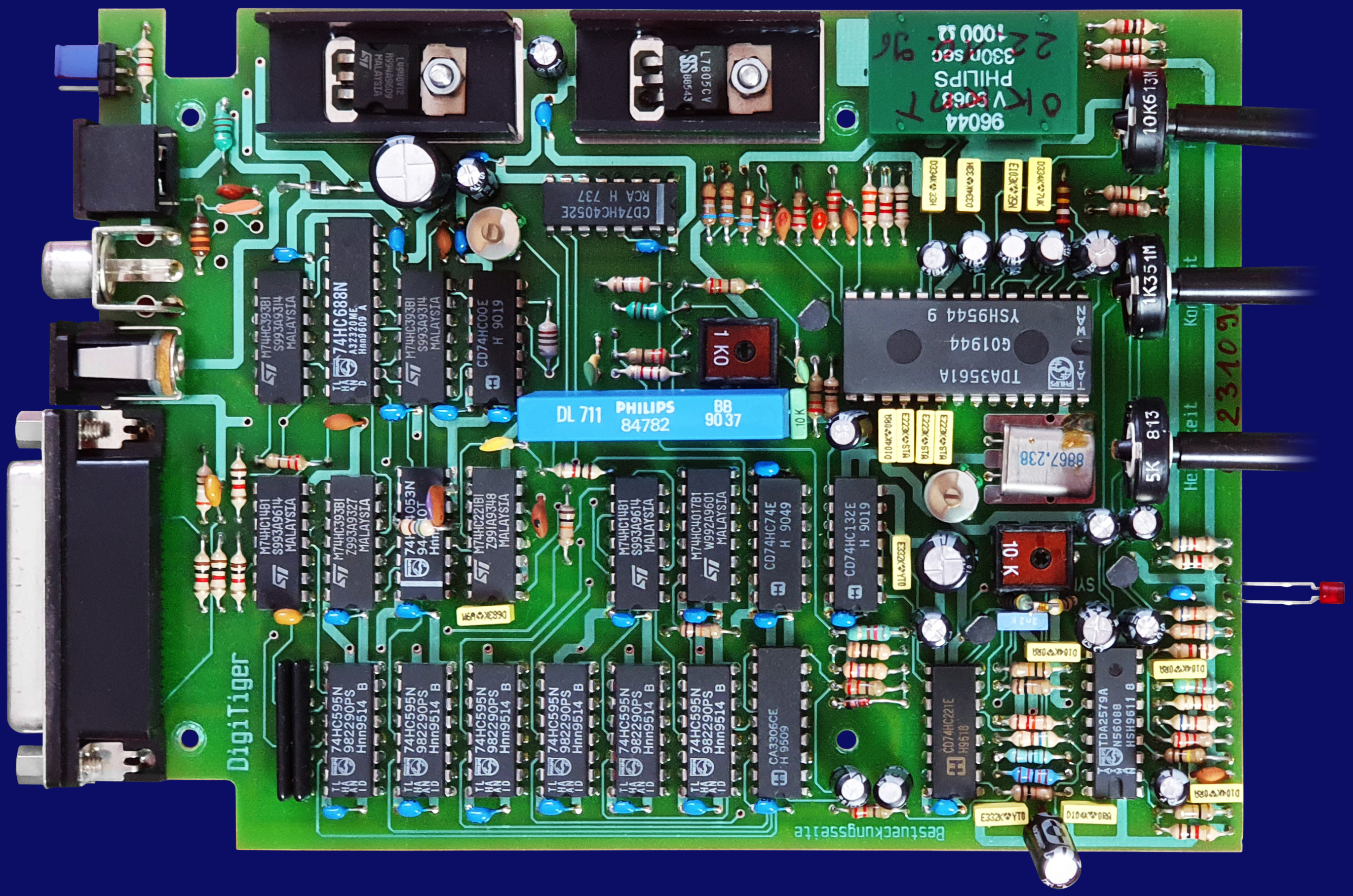 Klaus D. Tute Digi Tiger III - PCB, front side