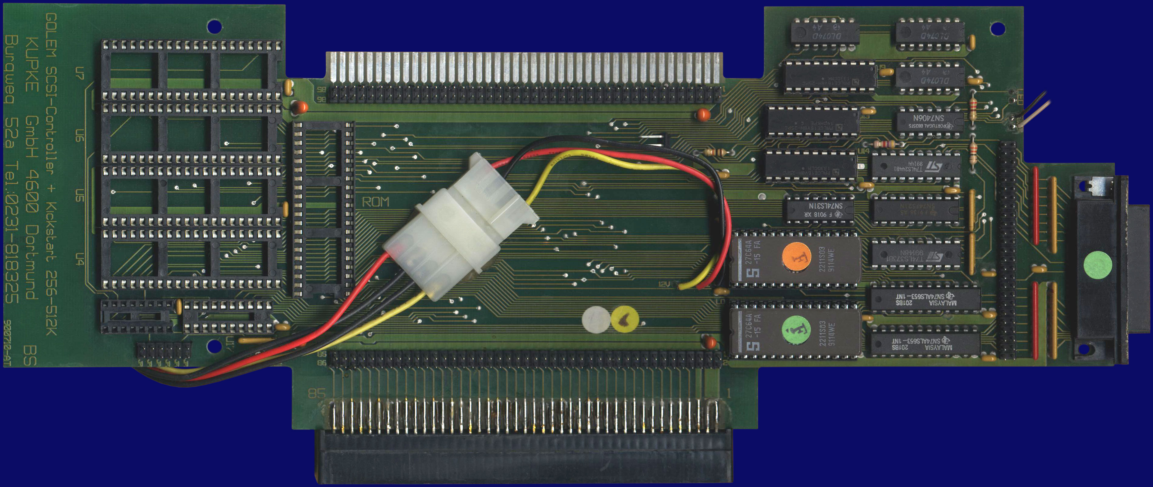 Kupke Golem SCSI II (A500) - Hauptkarte, Vorderseite