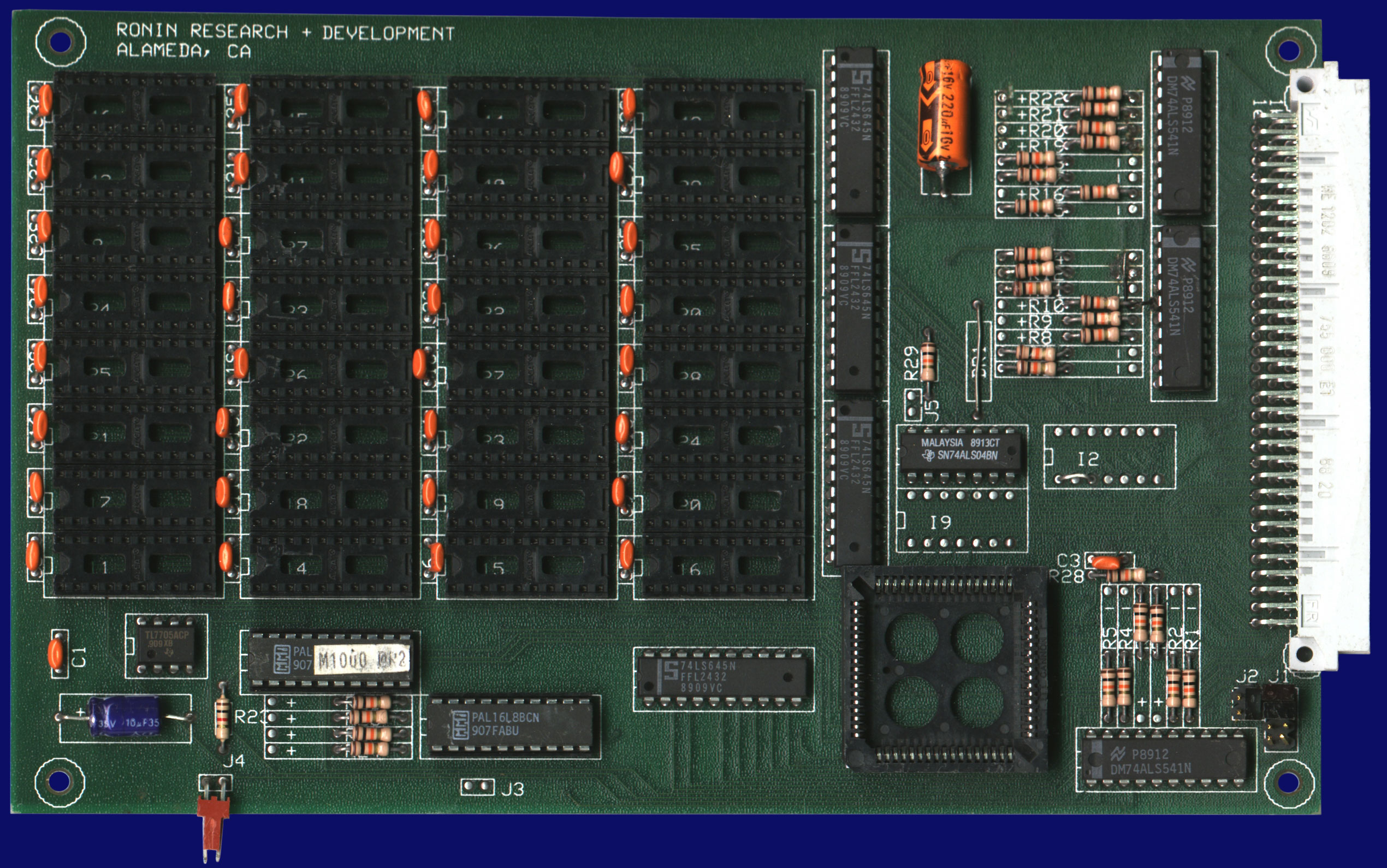 Ronin / IMtronics Hurricane - RAM board H1-Memory, front side