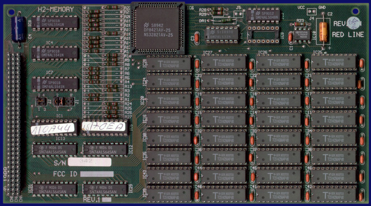 Ronin / IMtronics Hurricane 2800 & Mk2 - RAM-Karte H2-Memory, Vorderseite