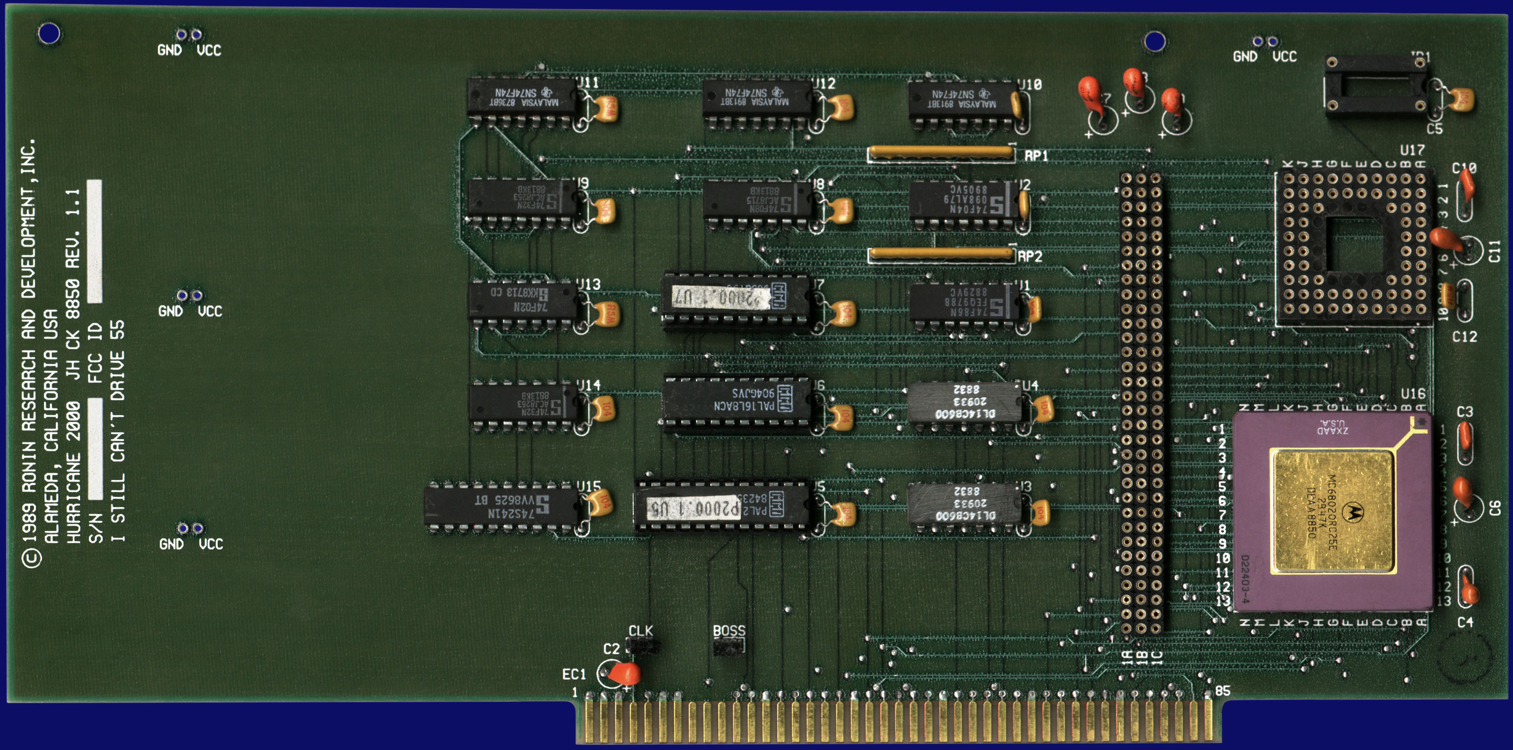 Ronin / IMtronics Hurricane 2000 - CPU-Karte, Vorderseite