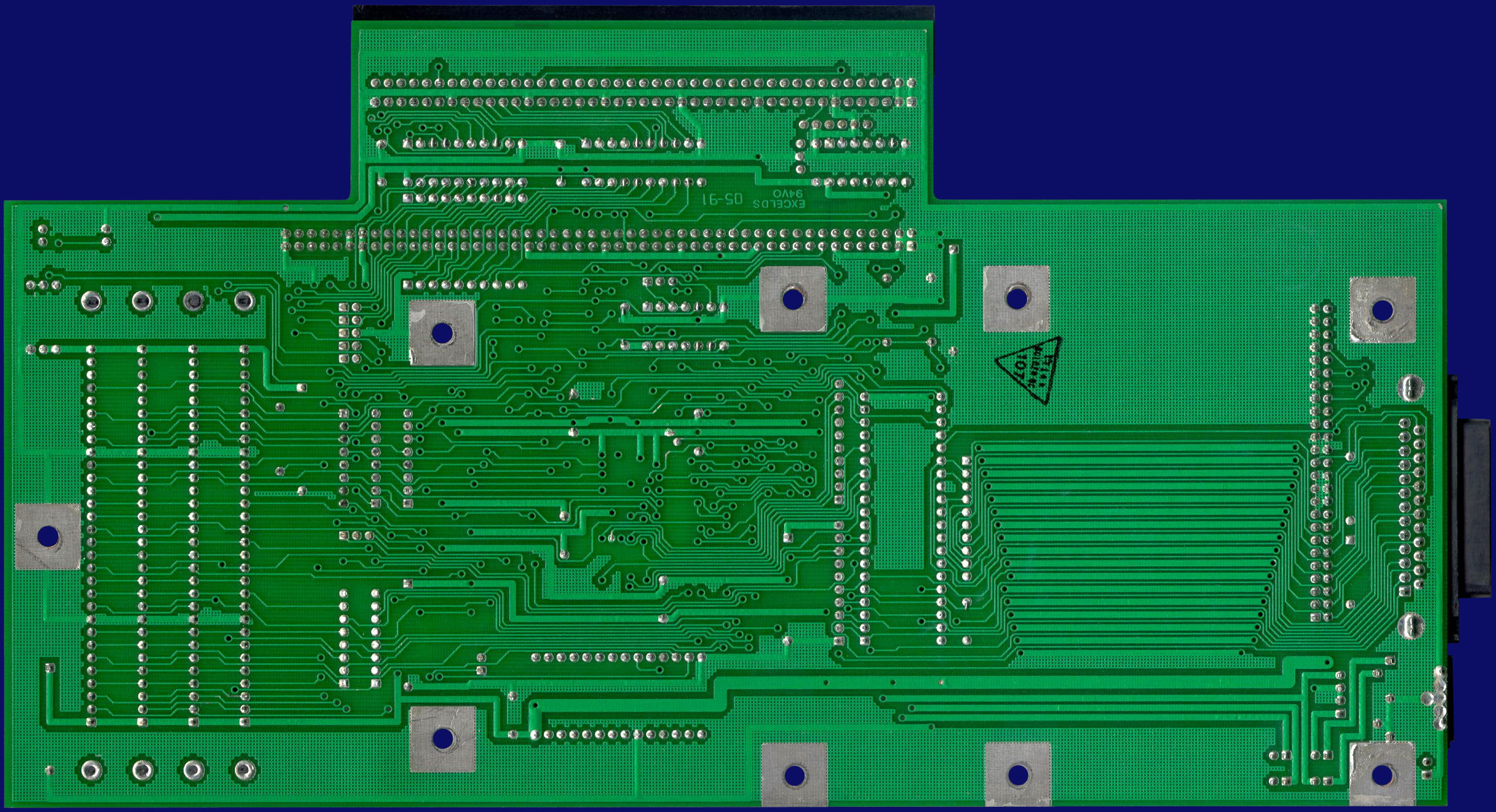 Great Valley Products Impact A500 HD8+ Series II - PCB Rev 3, back side