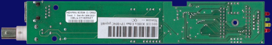 RBM Digitaltechnik IOBlix - Ethernet-Modul, Rückseite