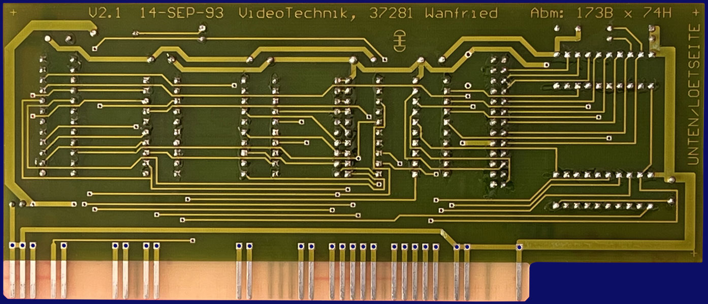 Videotechnik Diezemann Snapshot PortCard - back side