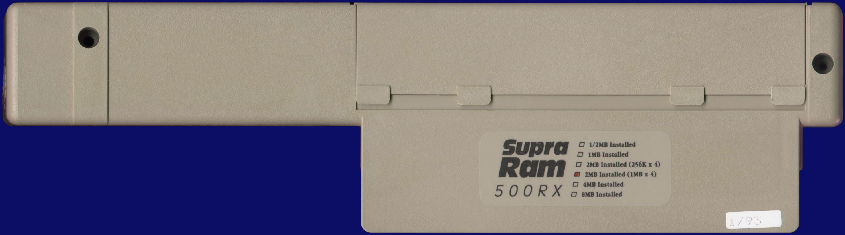 Supra SupraRAM 500RX - Gehäuse, Unterseite