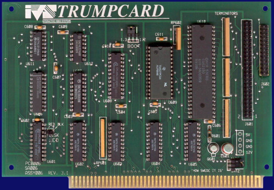 Interactive Video Systems Trumpcard 2000 - TrumpCard, front side