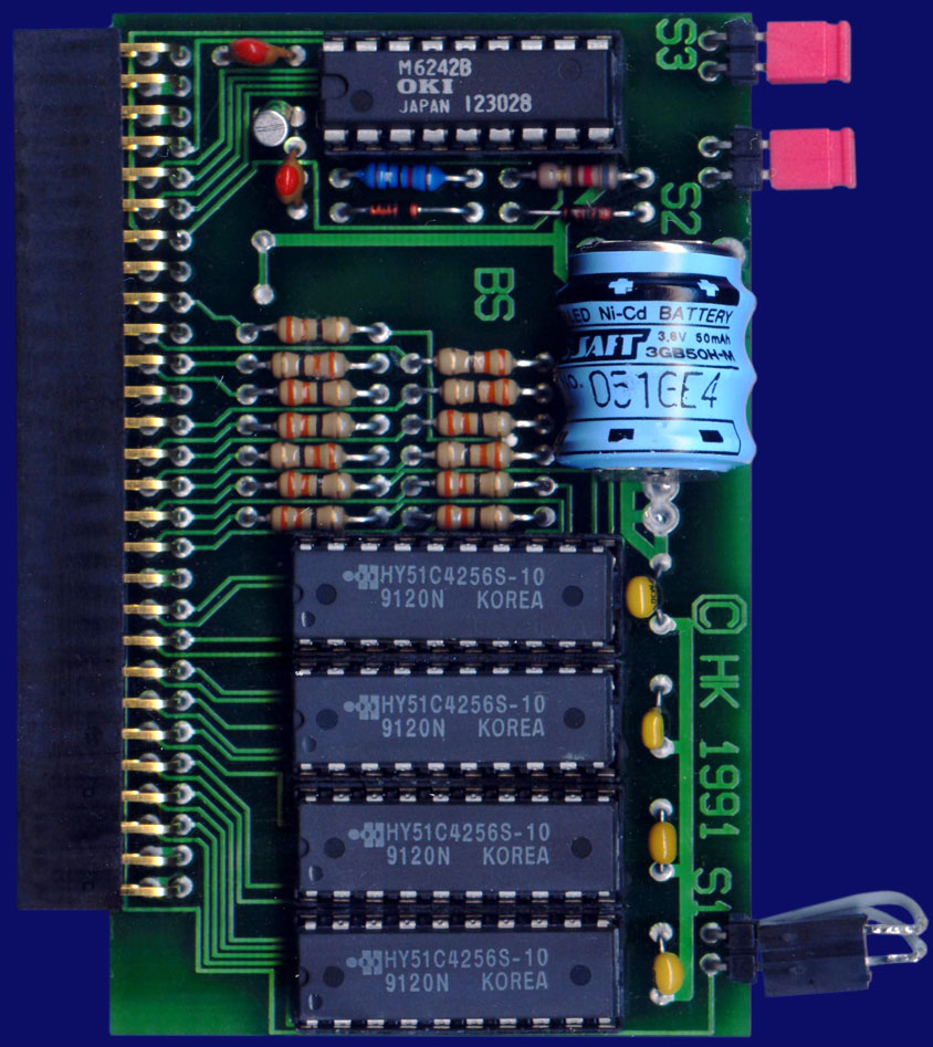 HK-Computer Vector 512kB A500i (Professional RAM Board IIC) - front side