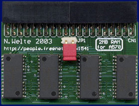 Nicolas Welte 2MB RAM for A570 - Vorderseite