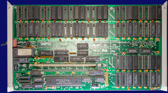 Phoenix Microtechnologies 8 MEG RAM Board - Platine A1000-Version Platine, Vorderseite