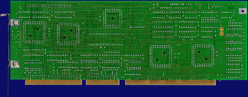 Commodore A2286AT - Main board, back side