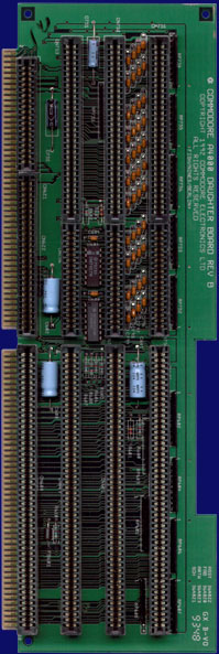 Commodore Amiga 4000 - Tochterplatine Rev. B, Vorderseite
