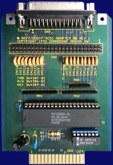 Commodore A577 / CD577 SCSI Adapter - front side