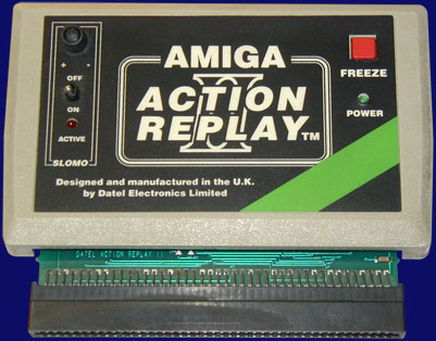 Datel Electronics Action Replay Mk I, II & III - Mk II, A500 version, front side