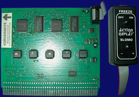 Datel Electronics Action Replay Mk I, II & III - Mk II, A2000-Version, Vorderseite
