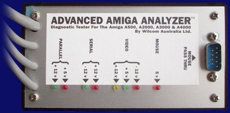 Wilcom Advanced Amiga Analyzer - top side