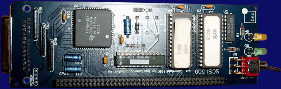 Elaborate Bytes / BSC A.L.F. 2 - BSC A.L.F. 2 SCSI 500 controller card, front side