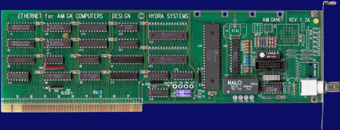 Hydra Systems AmigaNet - Rev 1.2A, front side