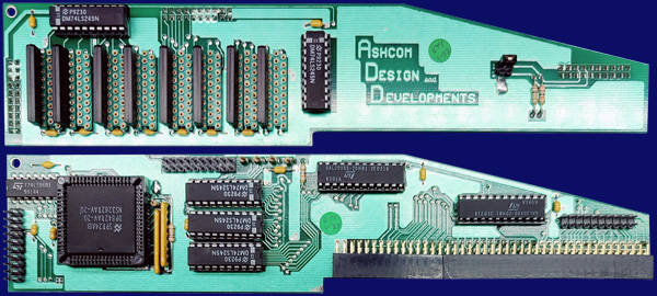 Ashcom Design & Developments ADDAX AX508 - Platinen, Vorderseite