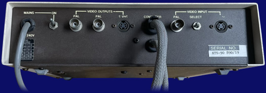 Electrocraft Consultants ATS-90 Amiga Titling System - back side
