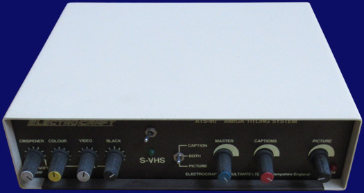 Electrocraft Consultants ATS-90 Amiga Titling System - front side