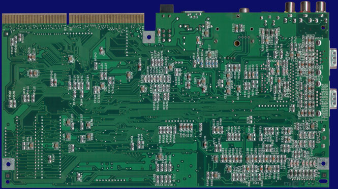 Commodore CD32 - Hauptplatine Rev. 3, Rückseite