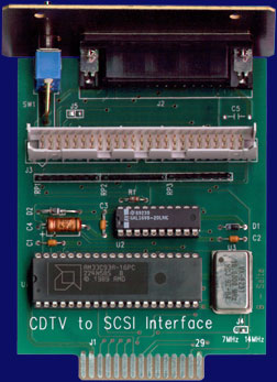 W.A.W. Elektronik CDTV to SCSI Interface - front side
