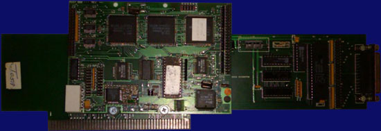 C-Ltd. A2000 SCSI - mit SCSI-MFM-Konverterkarte, Vorderseite