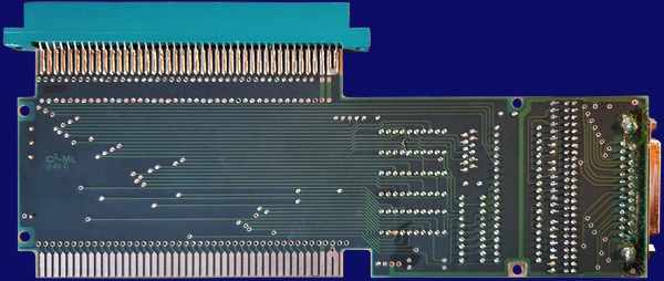 C-Ltd. A500 SCSI - Platine, R&uuml;ckseite