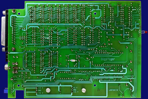 Klaus D. Tute Digi Tiger III - Platine, R&uuml;ckseite