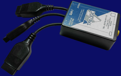 Trilogic DJA1 Mouse/Joystick Switcher - top side