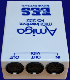 EES Amiga MIDI Interface - back side