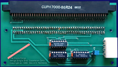 Micro Forge 1 Slot Expansion System - Adapter board, front side