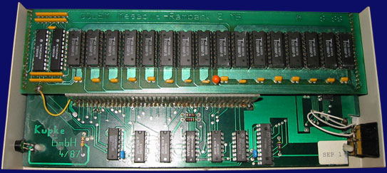 Kupke Golem RAM Box - Case opened, left side