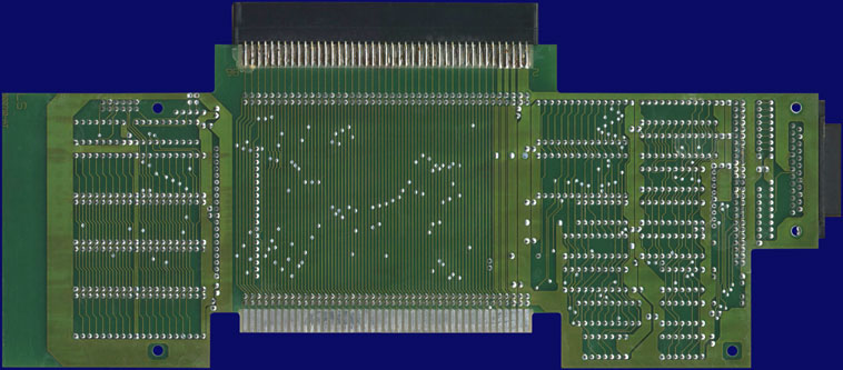 Kupke Golem SCSI II (A500) - Main board, back side