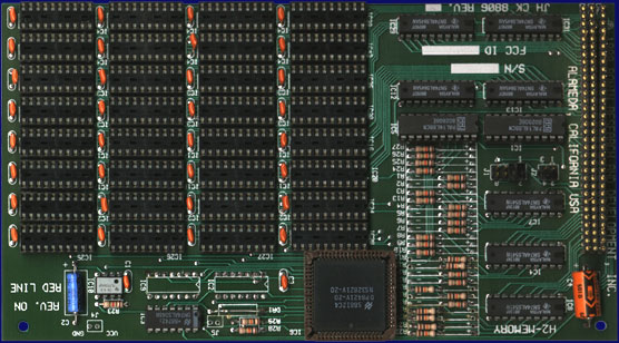 Ronin / IMtronics Hurricane 2000 - RAM board H2-Memory, front side