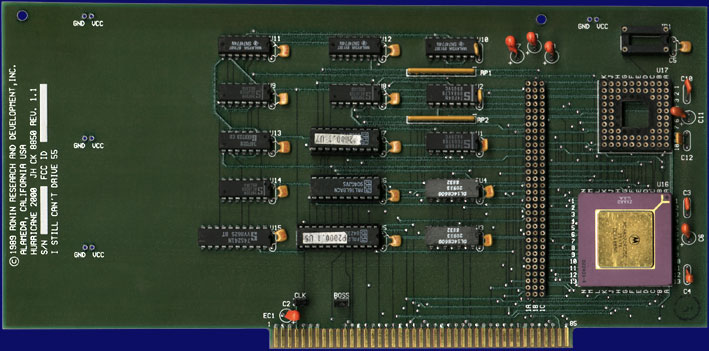 Ronin / IMtronics Hurricane 2000 - CPU board, front side