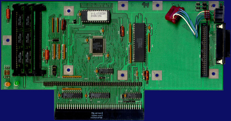 Great Valley Products Impact A500 HD8+ Series II - PCB Rev 3, front side
