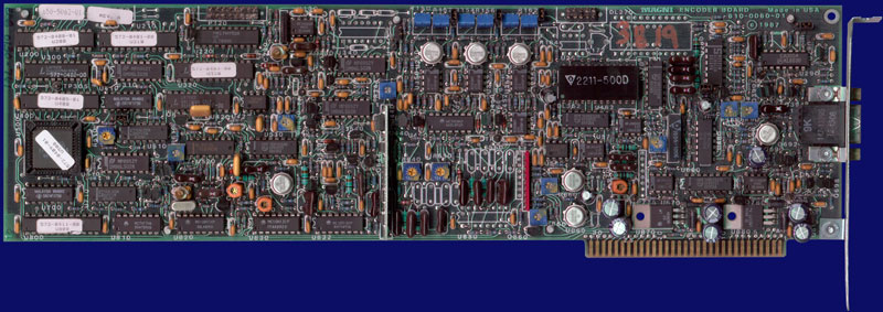 Magni Systems 4004, 4004S & 4005 - Magni 4005 Encoder-Karte, Vorderseite