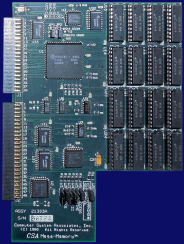 Computer System Associates Mega-Midget Racer - Mega-Memory 2150, front side