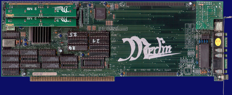 X-Pert Computer Services / Prodev Merlin - with RAM installed, front side