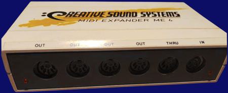 Creative Sound Systems MIDI Expander ME4 - Vorderseite